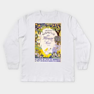 Grande kermesse des fleurs 1918 Kids Long Sleeve T-Shirt
